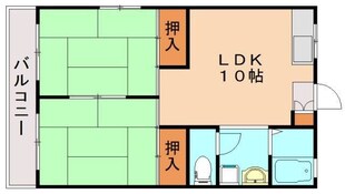 新飯塚駅 徒歩41分 2階の物件間取画像